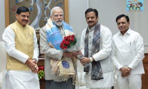 Madhya Pradesh CM and Deputy CMs meet PM Modi