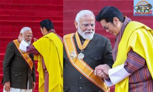 PM Modi conferred with the Order of the Druk Gyalpo