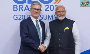 PM Modi meets with Prime Minister of the UK