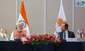 PM Modi and President of Cyprus interact with business leaders from Cyprus and India