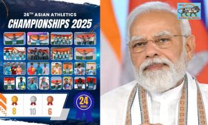 PM congratulates the Indian contingent at 2025 Asian Athletics Championships for their stupendous performance