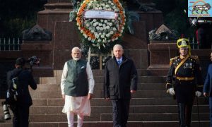 PM Modi lays wreath at San Martín Memorial