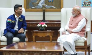 PM Modi interacts with Astronaut Shubhanshu Shukla