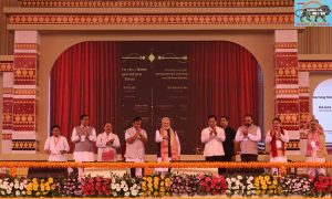 PM Modi lays foundation stone, inaugurates development works worth around Rs 6,500 crore in Darrang, Assam