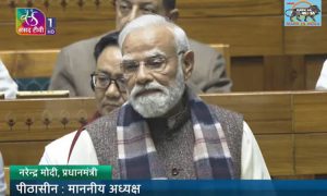 PM Modi addresses the special discussion on 150 years of the National Song, Vande Mataram in Lok Sabha