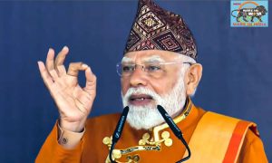 PM Modi participates in the closing ceremony of Sikkim’s 50th Year of Statehood celebrations in Gangtok, Sikkim