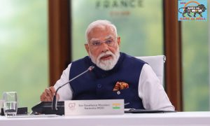 PM Modi addresses the session on “ Artificial Intelligence” at G7 Summit in Evian, France