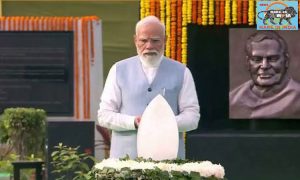 PM Modi pays homage to former Prime Minister, Shri Atal Bihari Vajpayee at Sadaiv Atal